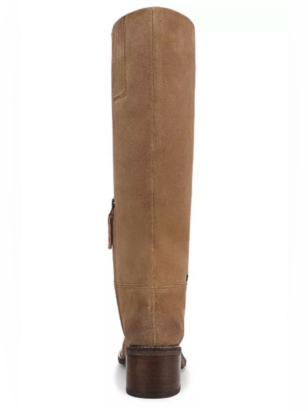 Franco Sarto Knee-High Genuine Leather Boots in Beige Taupe - Picture 14 of 16